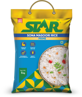 Star Sona Masoori blue Rice Front