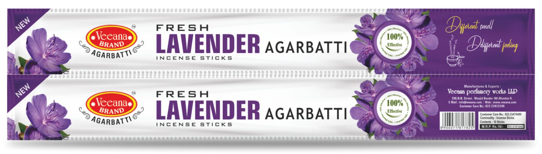 Veeana fresh lavender stick per doz png