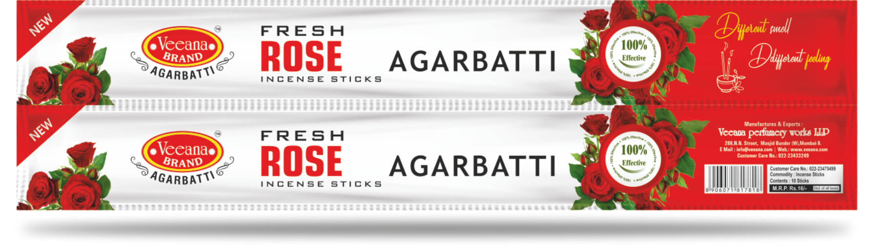 Veeana fresh rose stick per doz png